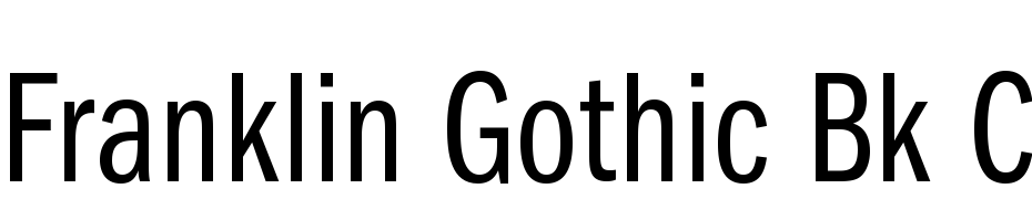 ITC Franklin Gothic Std Book Compressed Font Download Free