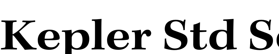 Kepler Std Semibold Extended Font Download Free