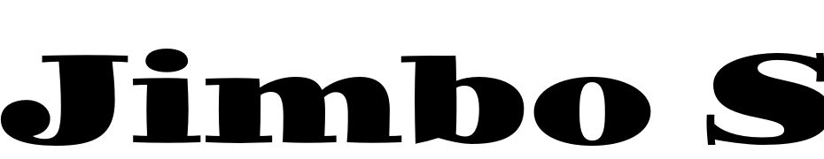 Jimbo Std Black Expanded Font Download Free