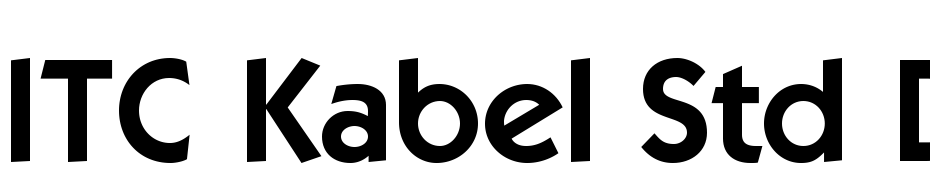 ITC Kabel Std Demi Font Download Free