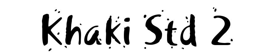 Khaki Std 2 Font Download Free
