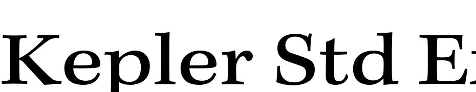 Kepler Std Extended Caption Font Download Free