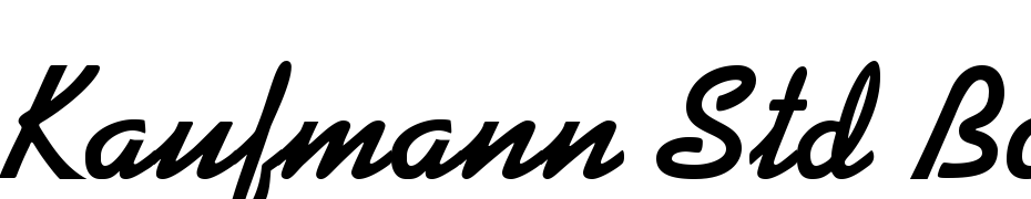 Kaufmann Std Bold Font Download Free