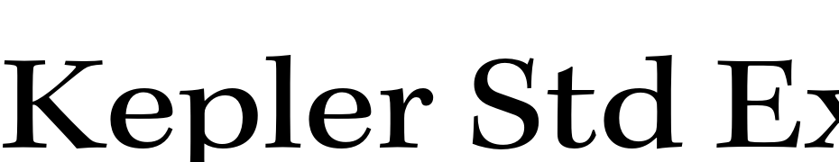 Kepler Std Extended Font Download Free