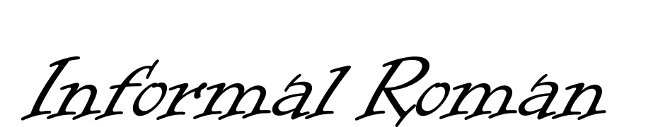 Informal.. Roman Font Download Free