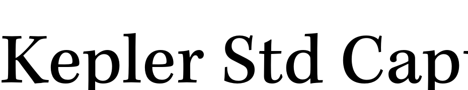Kepler Std Caption Font Download Free
