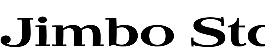 Jimbo Std Expanded Font Download Free