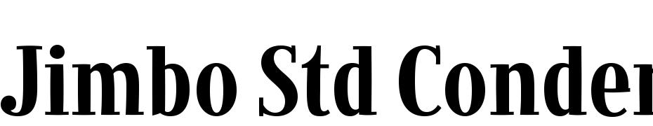 Jimbo Std Condensed Fuente Descargar Gratis