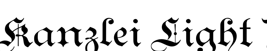 Kanzlei Light Normal Font Download Free