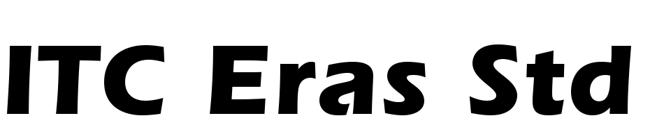 ITC Eras Std Bold Font Download Free