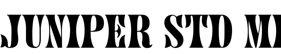 Juniper Std Medium Font Download Free