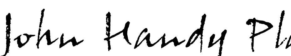 John Handy Plain Font Download Free