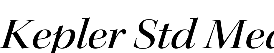 Kepler Std Medium Extended Italic Display cкачати шрифт безкоштовно