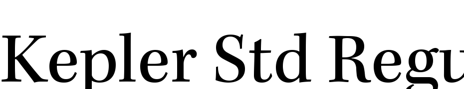 Kepler Std Font Download Free