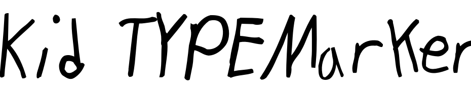 Kid TYPEMarker Font Download Free