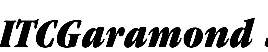 ITC Garamond Std Ultra Condensed Italic Font Download Free