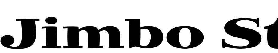 Jimbo Std Bold Expanded Font Download Free