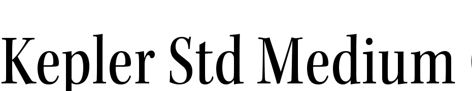Kepler Std Medium Condensed Subhead cкачати шрифт безкоштовно