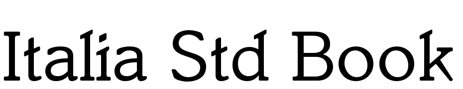 Italia Std Book Font Download Free