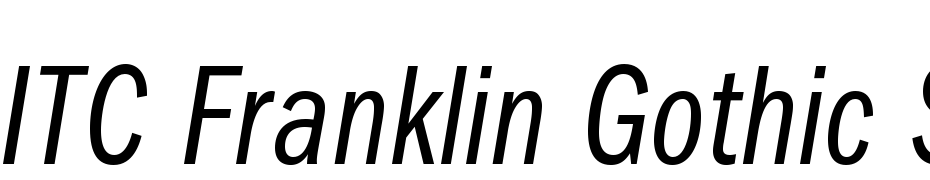 ITC Franklin Gothic Std Book Compressed Italic Font Download Free