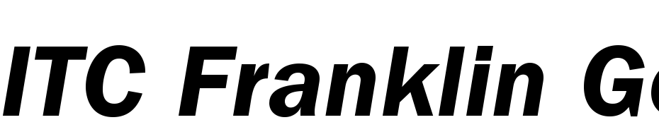 ITC Franklin Gothic Std Demi Italic Font Download Free