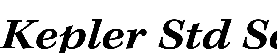 Kepler Std Semibold Extended Italic Caption Fuente Descargar Gratis