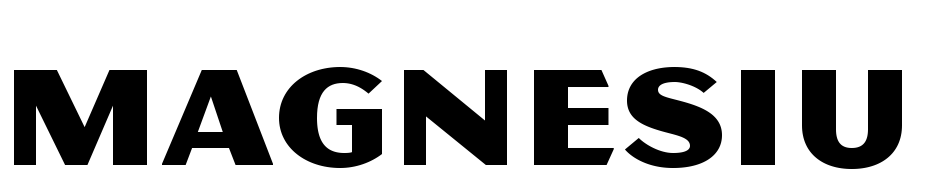 Magnesium MVB Std Font Download Free