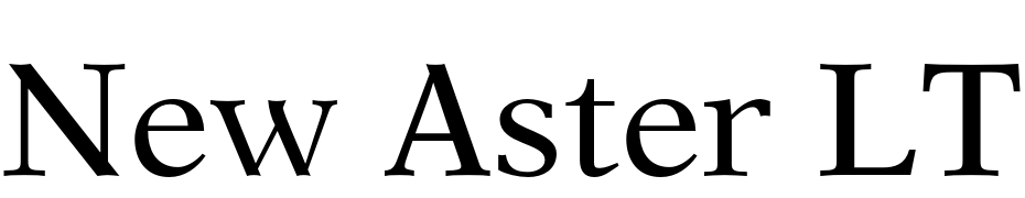 New Aster LT Std Font Download Free