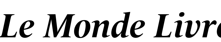 Le Monde Livre Os F Bold Italic Font Download Free