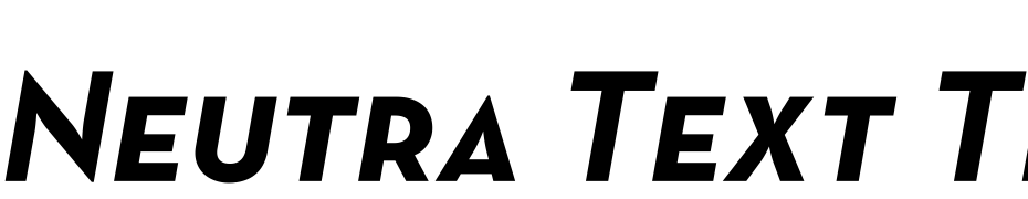 Neutra Text TF SC Bold Italic Font Download Free