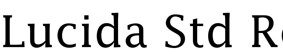 Lucida Std Roman Font Download Free