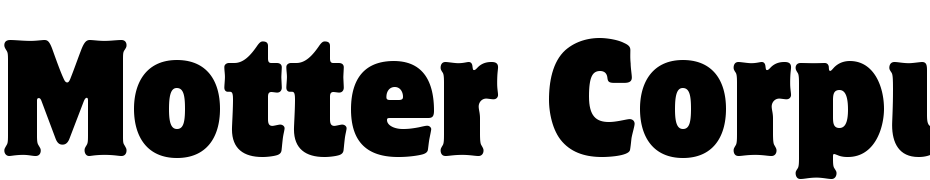 Motter Corpus Std Semi Condensed Font Download Free