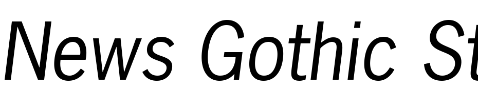 News Gothic Std Oblique Font Download Free