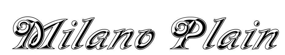 Milano Plain Font Download Free