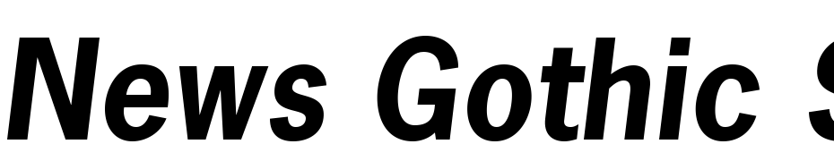 News Gothic Std Bold Oblique cкачати шрифт безкоштовно