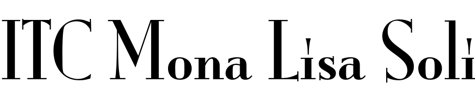ITC Mona Lisa Solid Font Download Free