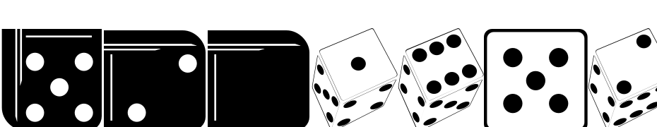 Linotype Game Pi Dice Dominoes Font Download Free