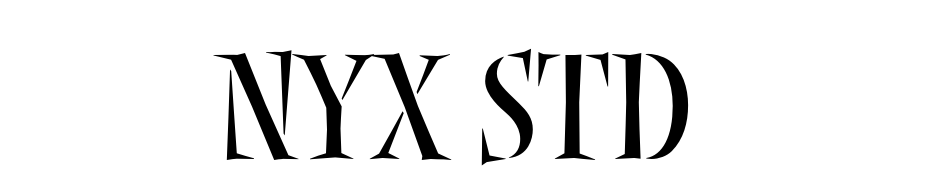 Nyx Std Font Download Free