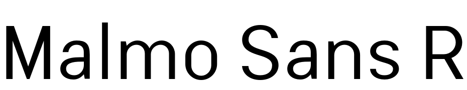 Malmo Sans Regular Font Download Free