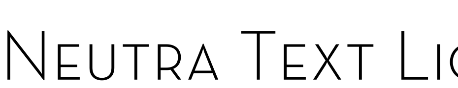 Neutra Text Light SC Alt Font Download Free
