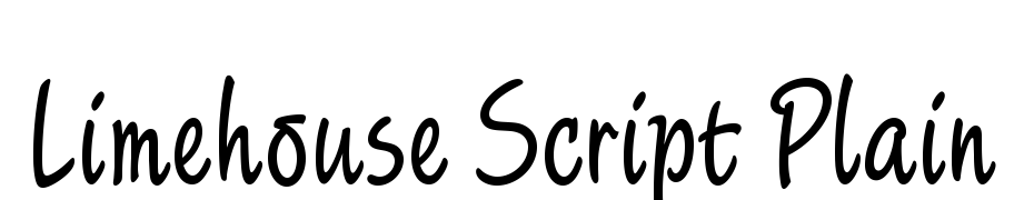 Limehouse Script Plain Font Download Free