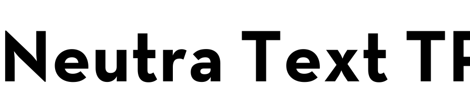 Neutra Text TF Bold Font Download Free
