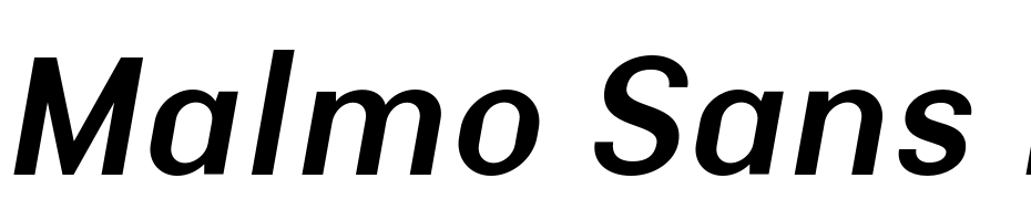 Malmo Sans Bold Italic Font Download Free