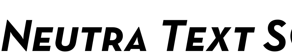 Neutra Text SC Bold Italic Font Download Free