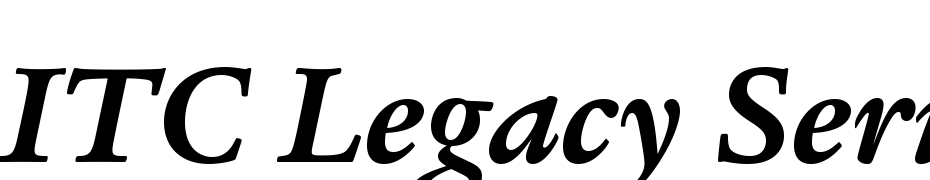 ITC Legacy Serif Std Bold Italic Font Download Free