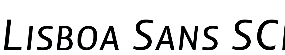 Lisboa Sans SC Italic Font Download Free