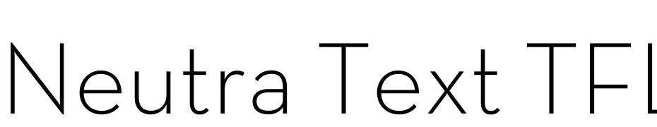 Neutra Text TF Light Font Download Free