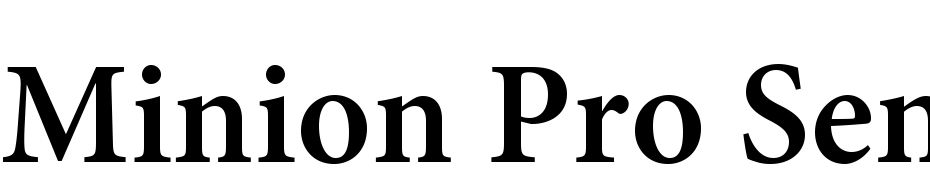 Minion Pro Semibold Font Download Free