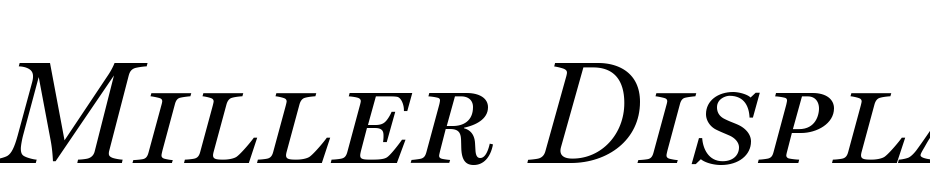 Miller Display Italic SC Font Download Free