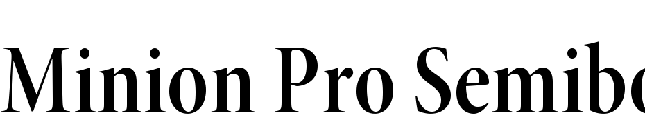 Minion Pro Semibold Cond Display Font Download Free